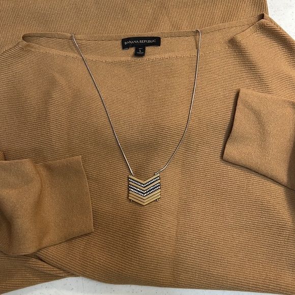 BANANA REPUBLIC TALL LG. TAUPE SWEATER DRESS - Picture 12 of 12